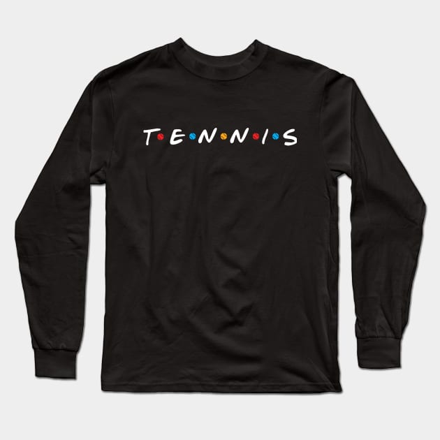 🎾 Tennis with tennis balls 🎾 Long Sleeve T-Shirt by FK-UK